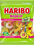 Haribo nappar sur låda